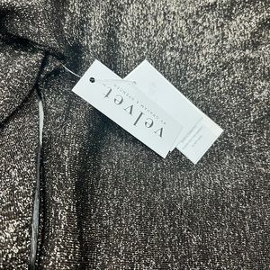 Velvet NWT Lightweight Crewneck Metallic Sweater.